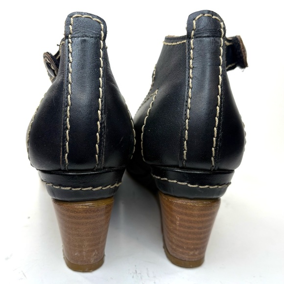 Fly Girl Leather Ankle Wrap Wedges | 40 - Picture 4 of 8